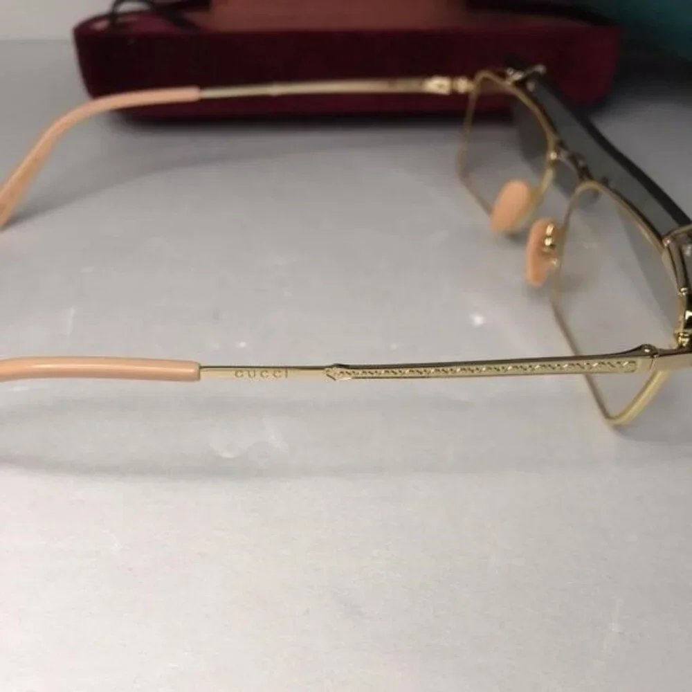 💯 Original GUCCI FLIPPING Rectangular Sunglasses / EYEGLASSES GG0363S 001